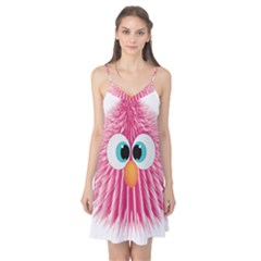 Bird Fluffy Animal Cute Feather Pink Camis Nightgown