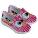 Bird Fluffy Animal Cute Feather Pink Kids  Lightweight Slip Ons View3