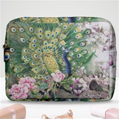 Peafowl Peacock Feather Beautiful Make Up Pouch (large) by Sudhe