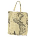 Map Vintage Old Ancient Antique Giant Grocery Tote View1