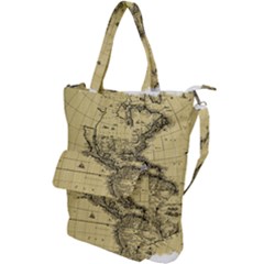 Map Vintage Old Ancient Antique Shoulder Tote Bag by Sudhe