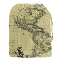 Map Vintage Old Ancient Antique Drawstring Pouch (xxxl)