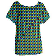 Kaleidoscope Art Unique Design Women s Oversized Tee by Wegoenart