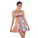 Art Beautiful Flowers Flames Generative Art Cotton Racerback Dress View1