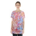 Art Beautiful Flowers Flames Generative Art Skirt Hem Sports Top View1