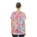 Art Beautiful Flowers Flames Generative Art Skirt Hem Sports Top View2