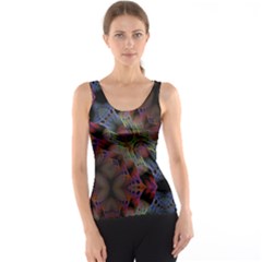 Abstract Animated Ornament Background Fractal Art Tank Top by Wegoenart