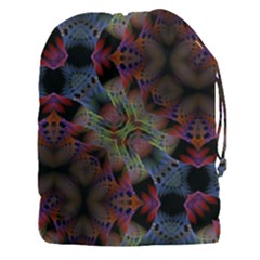 Abstract Animated Ornament Background Fractal Art Drawstring Pouch (xxxl)