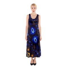 Fun Photo Amazing Art Kaleidoscope Mosaic Sleeveless Maxi Dress