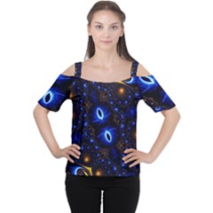 Fun Photo Amazing Art Kaleidoscope Mosaic Cutout Shoulder Tee