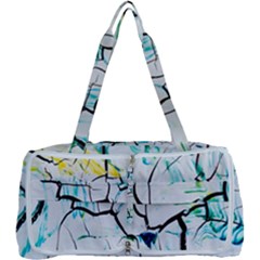 White And Multicolored Illustration Multi Function Bag by Wegoenart