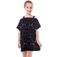 Abstract Animated Ornament Background Fractal Art Kids  One Piece Chiffon Dress