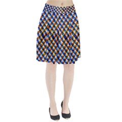 Kaleidoscope Art Unique Design Pleated Skirt by Wegoenart