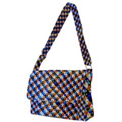 Kaleidoscope Art Unique Design Full Print Messenger Bag by Wegoenart