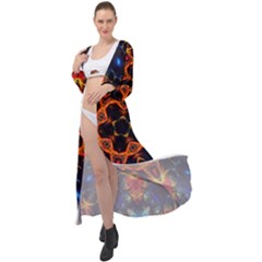 Kaleidoscope Art Unique Design Maxi Chiffon Beach Wrap