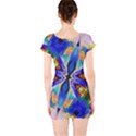 Art Kaleidoscope Meditation Mosaic Short Sleeve Bodycon Dress View2