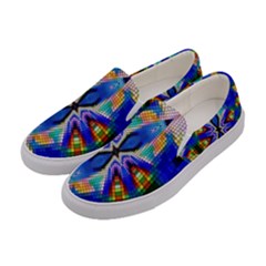 Art Kaleidoscope Meditation Mosaic Women s Canvas Slip Ons by Wegoenart