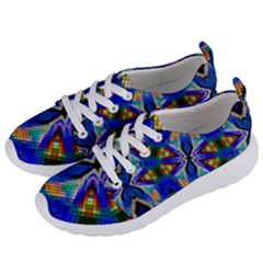 Art Kaleidoscope Meditation Mosaic Women s Lightweight Sports Shoes by Wegoenart