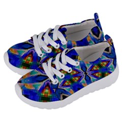 Art Kaleidoscope Meditation Mosaic Kids  Lightweight Sports Shoes by Wegoenart