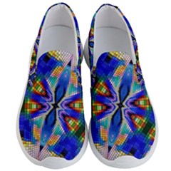 Art Kaleidoscope Meditation Mosaic Men s Lightweight Slip Ons by Wegoenart