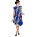 Art Kaleidoscope Meditation Mosaic Tie Up Tunic Dress View2