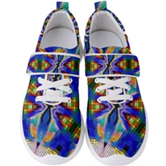 Art Kaleidoscope Meditation Mosaic Men s Velcro Strap Shoes by Wegoenart