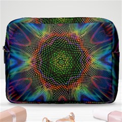 Kaleidoscope Art Unique Design Make Up Pouch (large) by Wegoenart