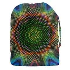 Kaleidoscope Art Unique Design Drawstring Pouch (xxxl) by Wegoenart