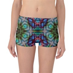 Abstract Art Background Flames Reversible Boyleg Bikini Bottoms by Wegoenart