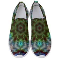 Abstract Art Background Flames Men s Slip On Sneakers by Wegoenart