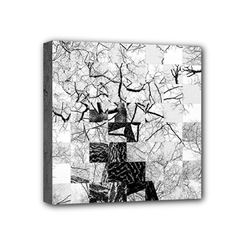 Broken Tree Generative Art Justifyyourlove Mini Canvas 4  X 4  (stretched) by Wegoenart