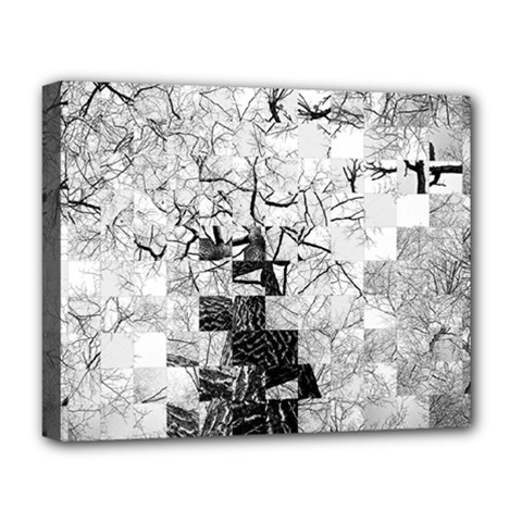 Broken Tree Generative Art Justifyyourlove Deluxe Canvas 20  X 16  (stretched) by Wegoenart