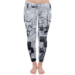 Broken Tree Generative Art Justifyyourlove Classic Winter Leggings by Wegoenart