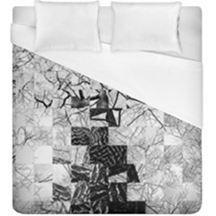 Broken Tree Generative Art Justifyyourlove Duvet Cover (king Size) by Wegoenart