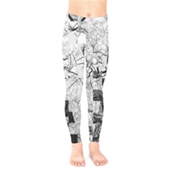 Broken Tree Generative Art Justifyyourlove Kids  Legging by Wegoenart