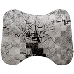 Broken Tree Generative Art Justifyyourlove Head Support Cushion by Wegoenart