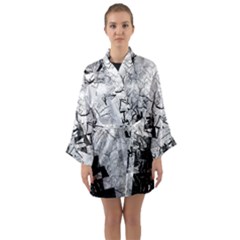 Broken Tree Generative Art Justifyyourlove Long Sleeve Kimono Robe by Wegoenart