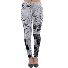 Broken Tree Generative Art Justifyyourlove Lightweight Velour Leggings by Wegoenart