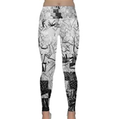 Broken Tree Generative Art Justifyyourlove Lightweight Velour Classic Yoga Leggings by Wegoenart