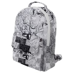 Broken Tree Generative Art Justifyyourlove Flap Pocket Backpack (small) by Wegoenart