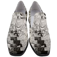 Broken Tree Generative Art Justifyyourlove Women Slip On Heel Loafers by Wegoenart