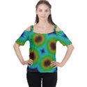 Kaleidoscope Art Unique Design Cutout Shoulder Tee View1