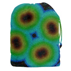 Kaleidoscope Art Unique Design Drawstring Pouch (xxxl) by Wegoenart