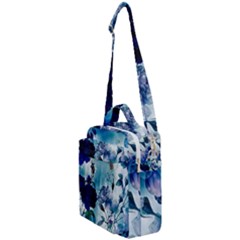 Wonderful Blue Flowers Crossbody Day Bag