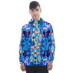 Ml-c6-3 Men s Front Pocket Pullover Windbreaker by ArtworkByPatrick