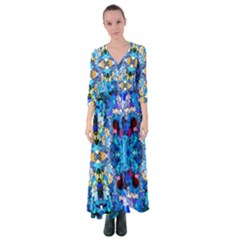 Ml-c6-3 Button Up Maxi Dress