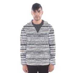 Striped Grunge Print Design Men s Hooded Windbreaker by dflcprintsclothing