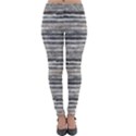 Striped Grunge Print Design Lightweight Velour Leggings View1