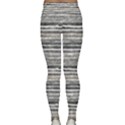 Striped Grunge Print Design Lightweight Velour Classic Yoga Leggings View2