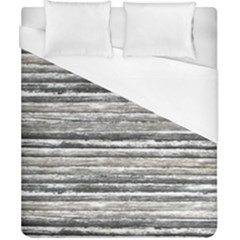 Striped Grunge Print Design Duvet Cover (california King Size)